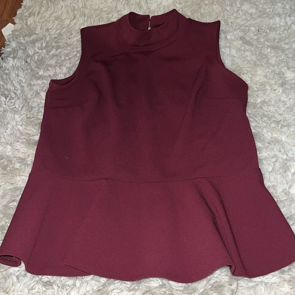 NWOT peplum tank banana republic